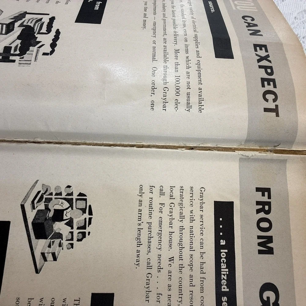 Graybar General Catalog No 106 Electrical Equipment Book Industrial Blue